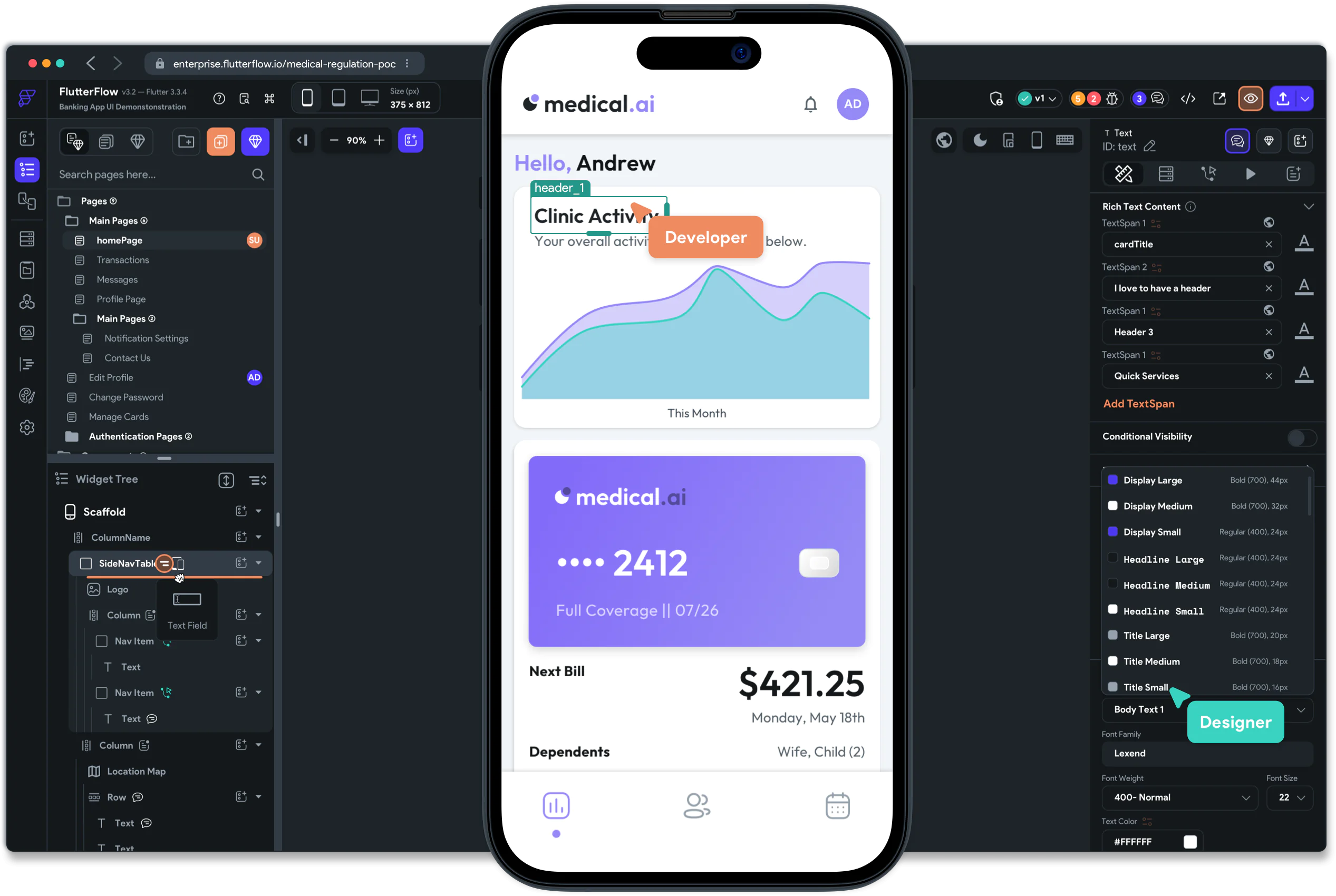 Flutterflow nocode